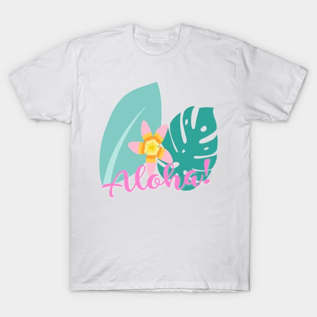 ALOHA,Hawaii greetings T-Shirt by zzzozzo